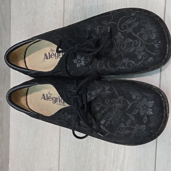 Alegria Women BRE-911 Bree StrolLeather Platform Embossed Pattern Shoes 37/7-7.5 - Picture 4 of 15